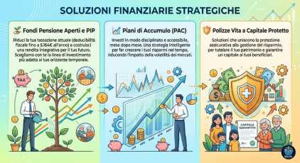 Polizze, assicurazioni, fondi pensioni, pac, pic